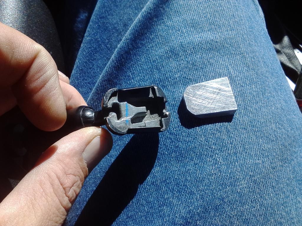 rear view mirror fell off repair.